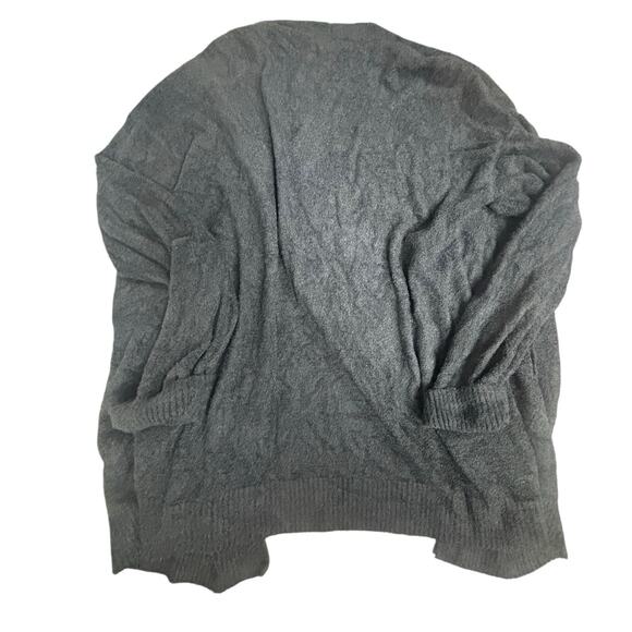 Barefoot Dreams CozyChic Lite Open Front Cardigan Gray Womens XL Soft Knit - Picture 2 of 7